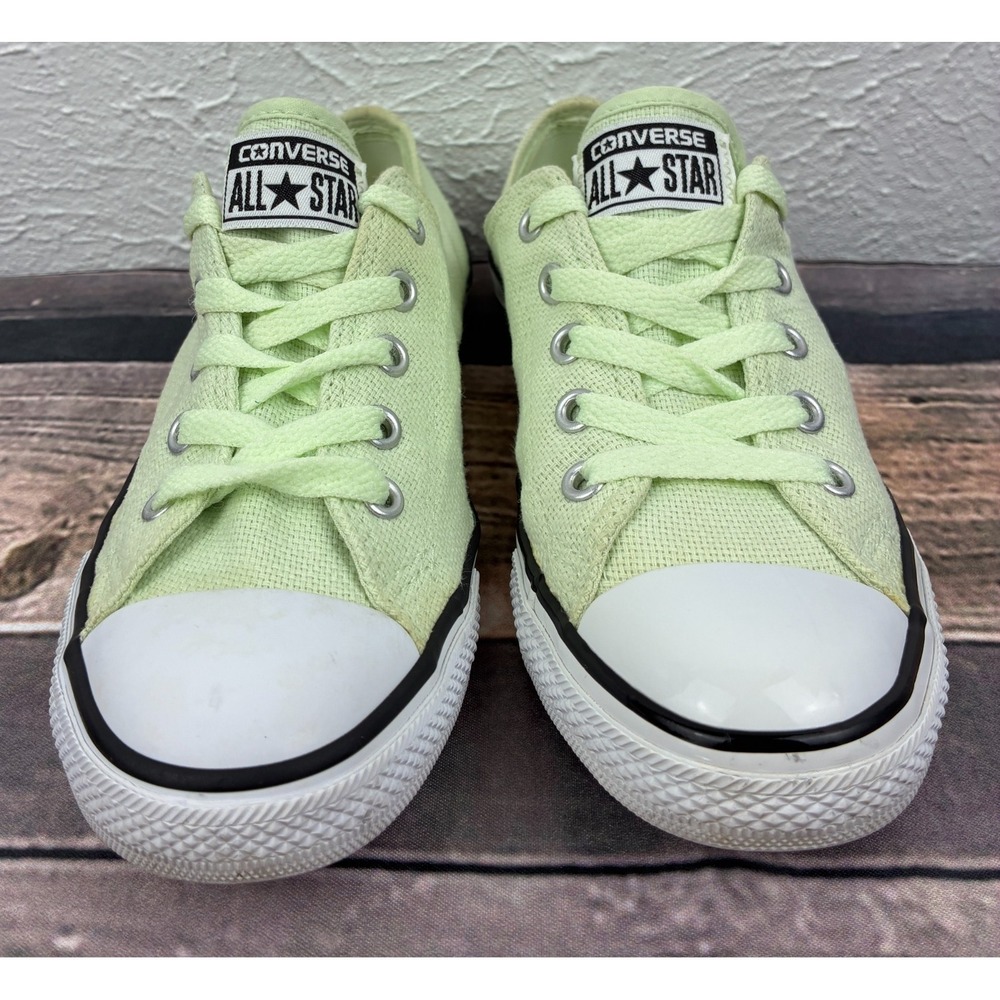 Converse All Star Dainty Low Top Shoes Womens 6 Mint Green 551658F